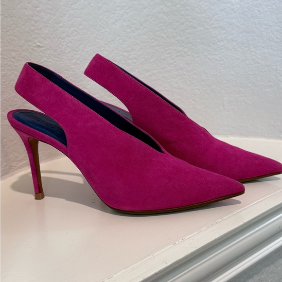 Fuschia Celine heels, UK size 37, in good used condition. - Picture 2 of 8
